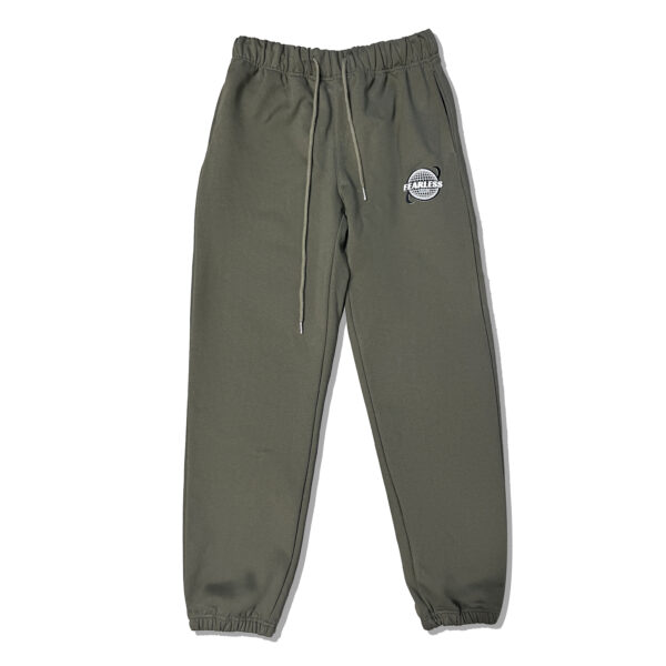 FEARLESS GARB LOGO TRACKSUIT SWEATPANTS - GREEN