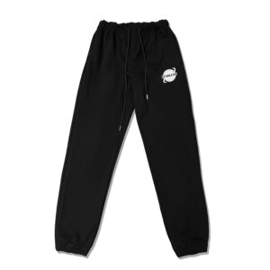 FEARLESS GARB LOGO TRACKSUIT SWEATPANTS - BLACK