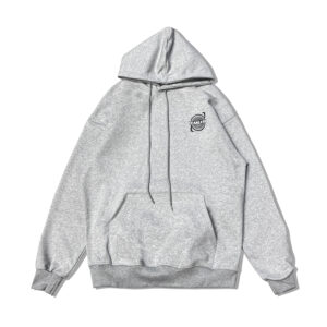 FEARLESS GARB LOGO TRACKSUIT HOODIE - GREY