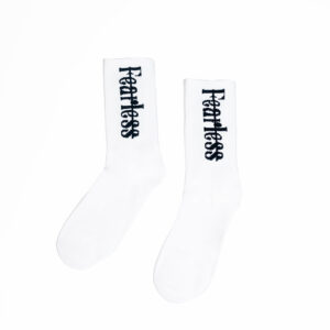 FEARLESS CROSS LINE SOCKS – WHITE EDITION