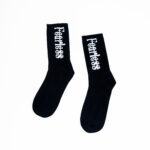 FEARLESS CROSS LINE SOCKS – BLACK EDITION